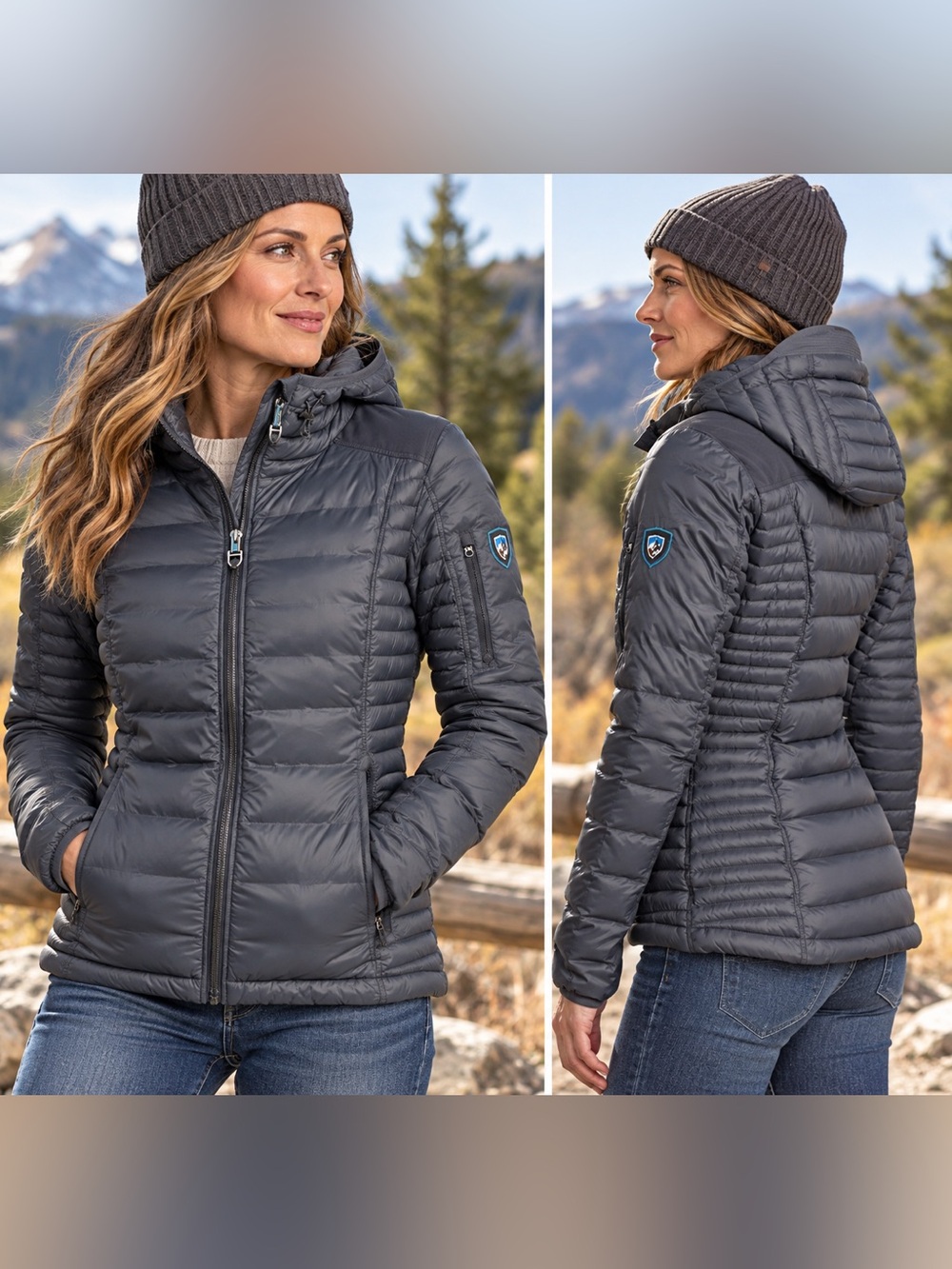KÜHL New Spyfire 800 fill Down
Hoody Jacket Gray Size L